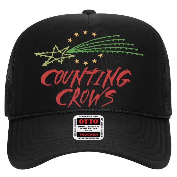 Counting Crows Shooting Star High Crown Mesh Trucker Hat