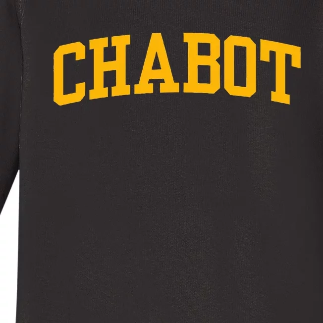 Chabot College Sports Fan Apparel Baby Long Sleeve Bodysuit