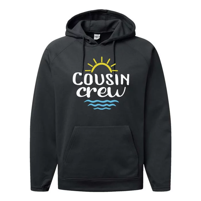 Cousin Crew Summer Vacation Holiday Matching Team Group Performance Fleece Hoodie