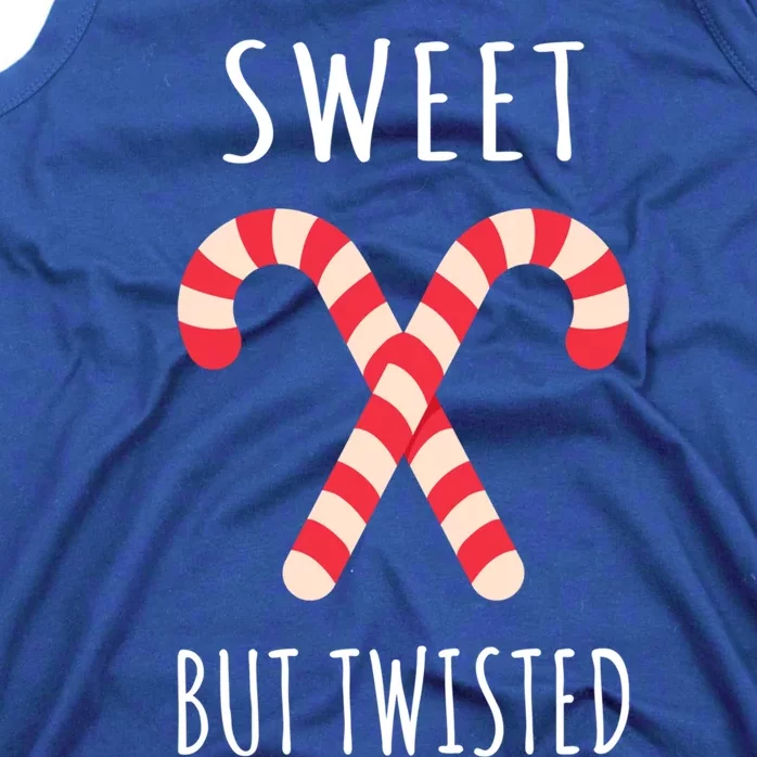 Candy Cane Sweet But Twisted Xmas Lover Funny Christmas Funny Gift Tank Top