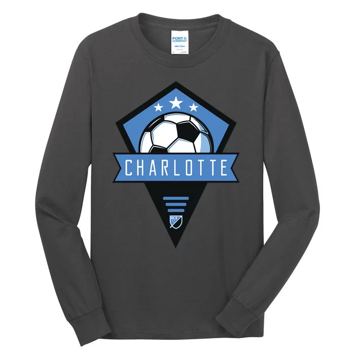 Cool Charlotte Soccer Jersey Tall Long Sleeve T-Shirt