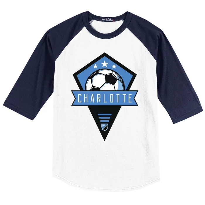 Cool Charlotte Soccer Jersey Baseball Sleeve Shirt