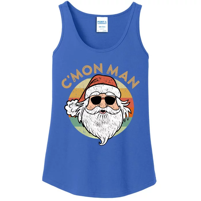 CMon Cool Santa Funny Political Christmas Quote Meme Gift Ladies Essential Tank