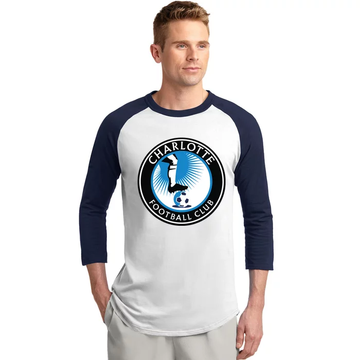 Cool Charlotte Soccer Team Football Club Baseball Sleeve Shirt