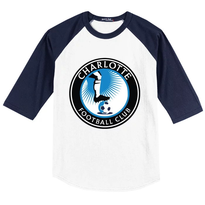 Cool Charlotte Soccer Team Football Club Baseball Sleeve Shirt