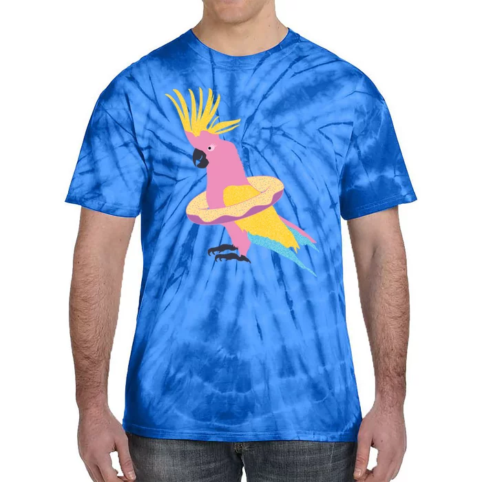 Cockatiel Cockatoo Summer Vacay Party Beach Vibes Funny Gift Tie-Dye T-Shirt