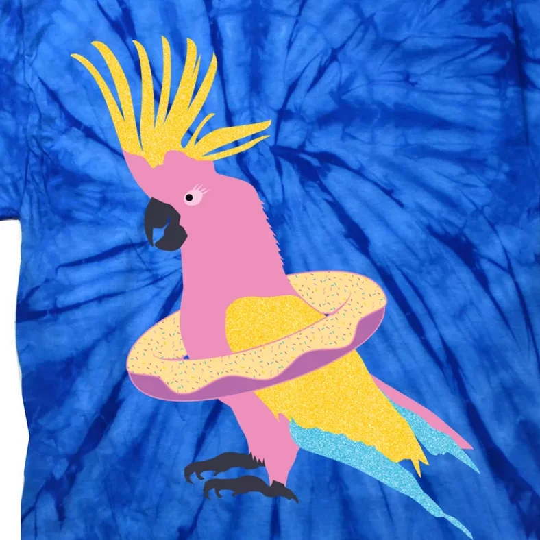 Cockatiel Cockatoo Summer Vacay Party Beach Vibes Funny Gift Tie-Dye T-Shirt