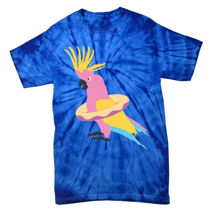 Cockatiel Cockatoo Summer Vacay Party Beach Vibes Funny Gift Tie-Dye T-Shirt