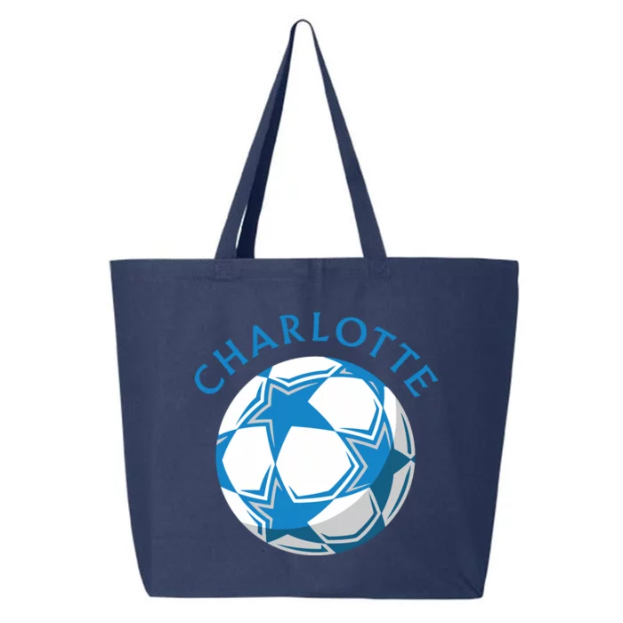 Cool Charlotte Soccer Football 25L Jumbo Tote