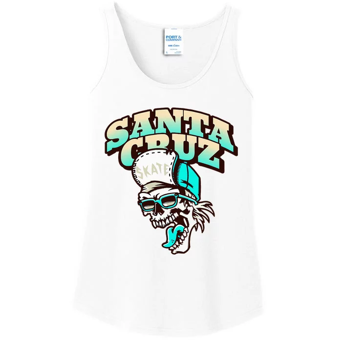 Classic California Skater Santa Cruz Ladies Essential Tank