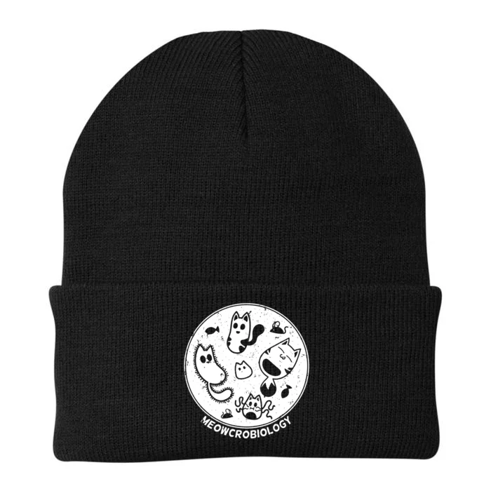 Cute Cat Science Lab Knit Cap Winter Beanie