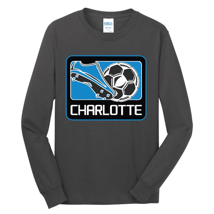 Cool Charlotte Soccer Cleats Tall Long Sleeve T-Shirt