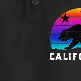 California California State Cali Lover Dry Zone Grid Performance Polo