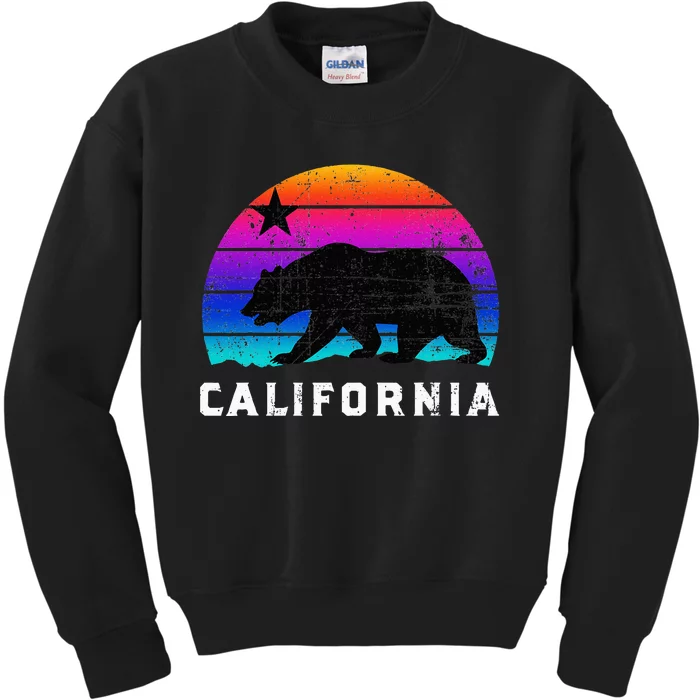 California California State Cali Lover Kids Sweatshirt