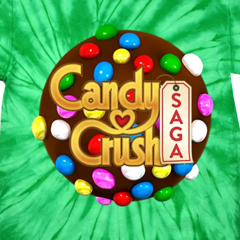 Candy Crush Saga Game Tie-Dye T-Shirt