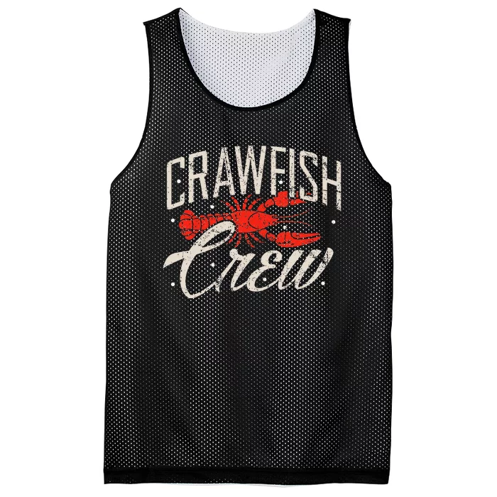 Crawfish Crew Seafood Cajun Boil Crayfish Louisiana Mesh Reversible Basketball Jersey Tank