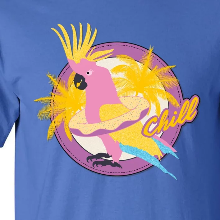 Cockatiel Cockatoo Summer Chill Vacay Party Beach Vibes Gift Tall T-Shirt