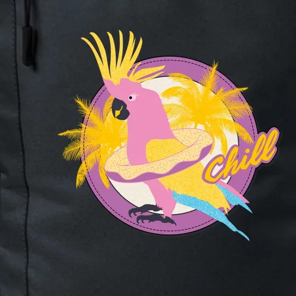 Cockatiel Cockatoo Summer Chill Vacay Party Beach Vibes Gift Daily Commute Backpack