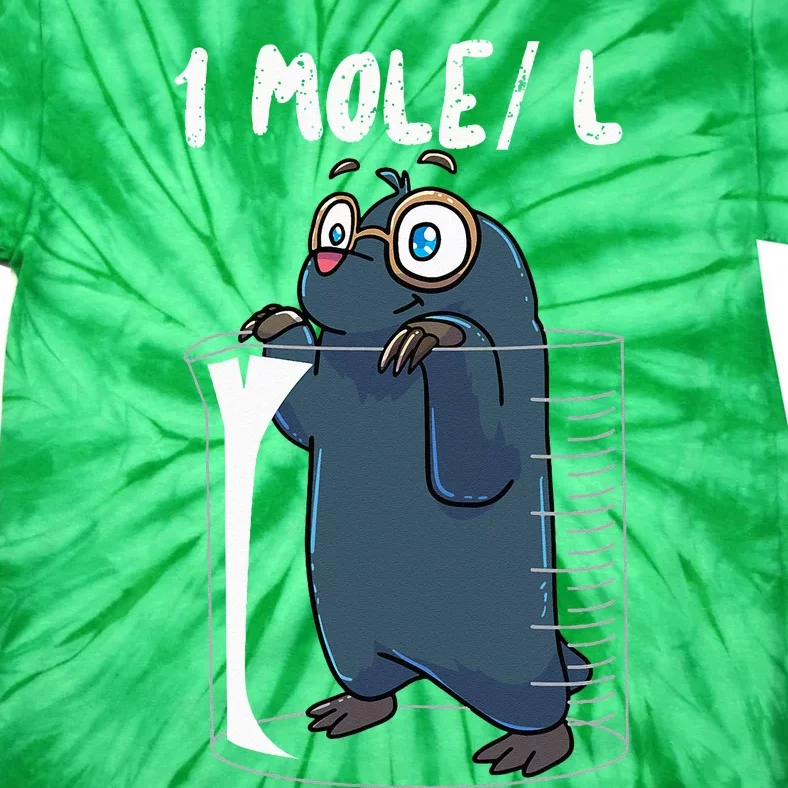 Chemistry Chemist Student Science Teacher Mole Tie-Dye T-Shirt