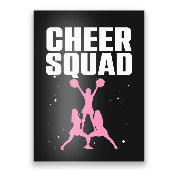 Cool Cheer Squad For Mom Cheerleader Cheer Flyer Poster