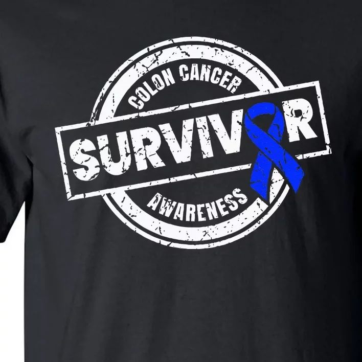 Colon Cancer Survivor Colon Cancer Awareness Month Tall T-Shirt