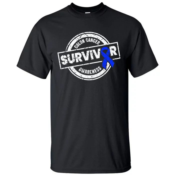 Colon Cancer Survivor Colon Cancer Awareness Month Tall T-Shirt