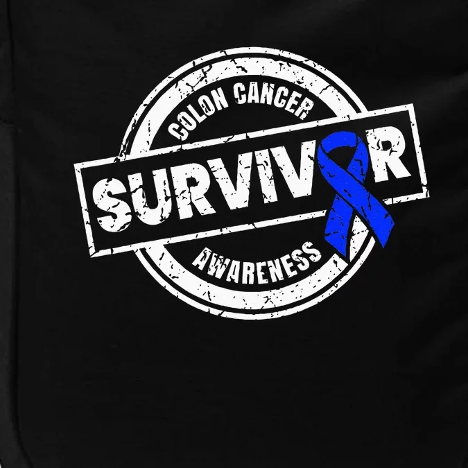 Colon Cancer Survivor Colon Cancer Awareness Month Impact Tech Backpack