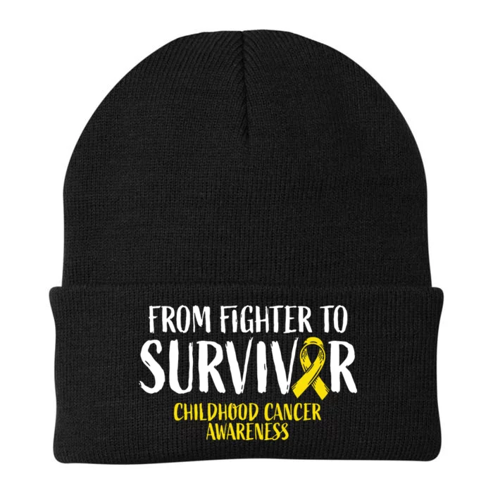 Childhood Cance Survivor Childhood Cancer Awareness Knit Cap Winter Beanie