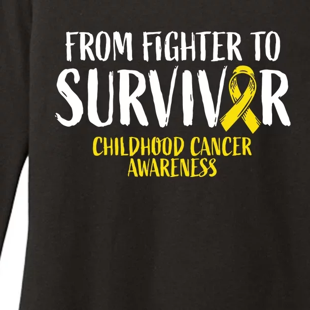 Childhood Cance Survivor Childhood Cancer Awareness Womens CVC Long Sleeve Shirt