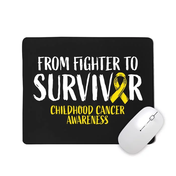 Childhood Cance Survivor Childhood Cancer Awareness Mousepad