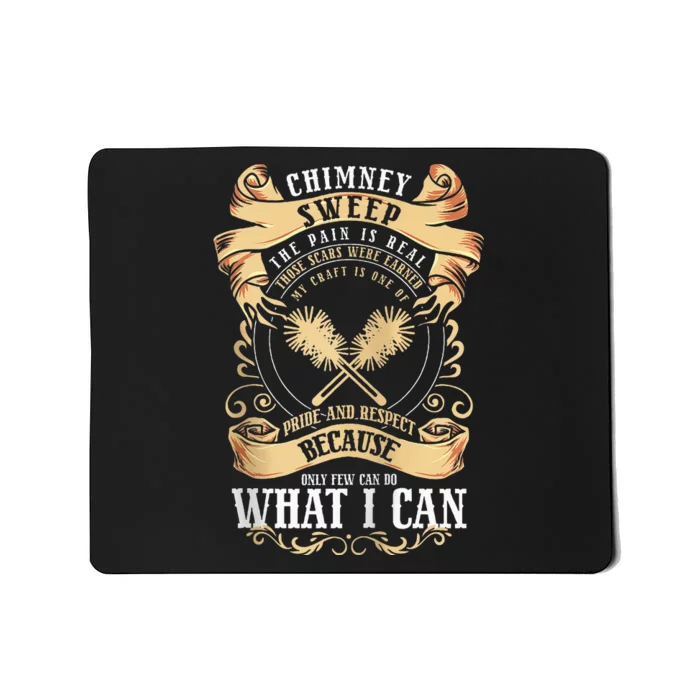 Chimney Cleaner Sweeper Professional Chimney Sweep Mousepad