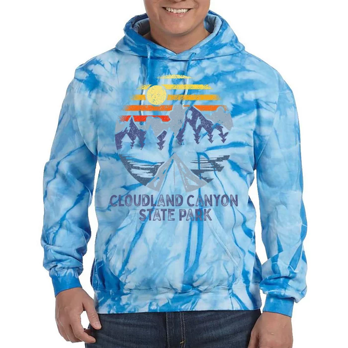 Cloudland Canyon State Park Georgia Ga Blue Ridge Mountains Tie Dye Hoodie