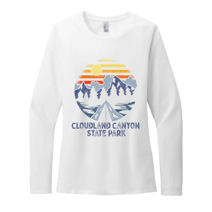 Cloudland Canyon State Park Georgia Ga Blue Ridge Mountains Womens CVC Long Sleeve Shirt