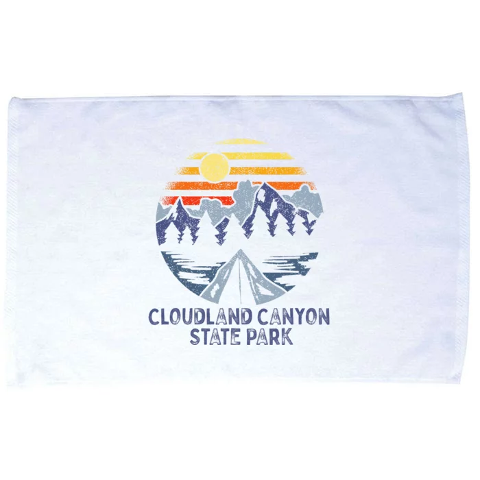 Cloudland Canyon State Park Georgia Ga Blue Ridge Mountains Microfiber Hand Towel