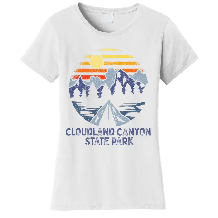 Cloudland Canyon State Park Georgia Ga Blue Ridge Mountains Women's T-Shirt