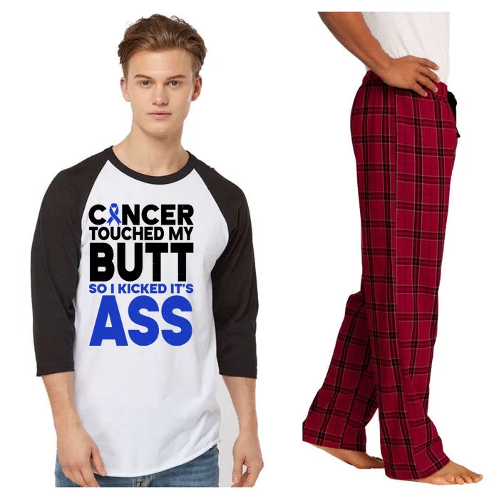 Colon Cancer Survivor Awareness Funny Raglan Sleeve Pajama Set