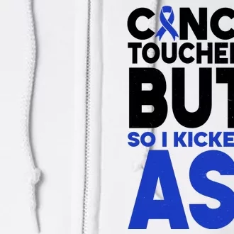 Colon Cancer Survivor Awareness Funny Full Zip Hoodie