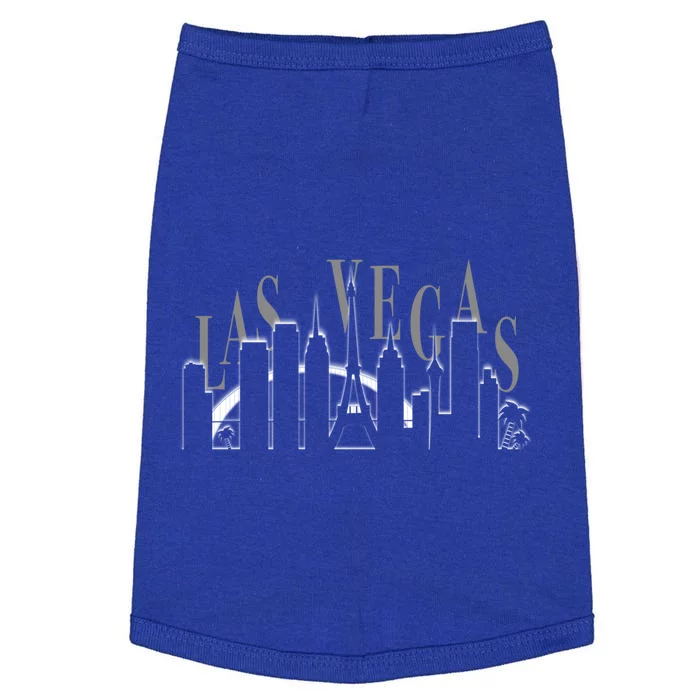 Capital City Skyline Silhouette Las Vegas Gift Doggie Tank