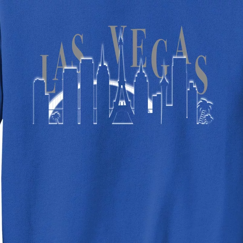 Capital City Skyline Silhouette Las Vegas Gift Tall Sweatshirt