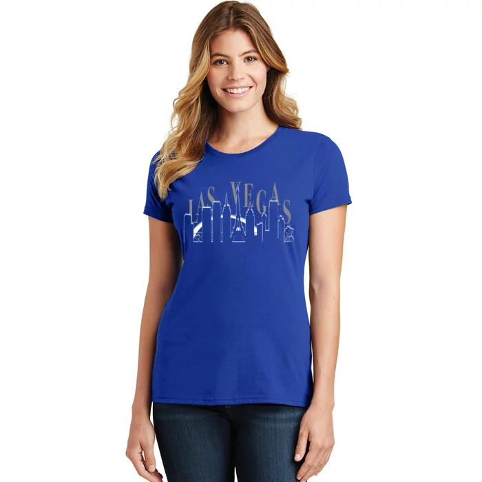 Capital City Skyline Silhouette Las Vegas Gift Women's T-Shirt