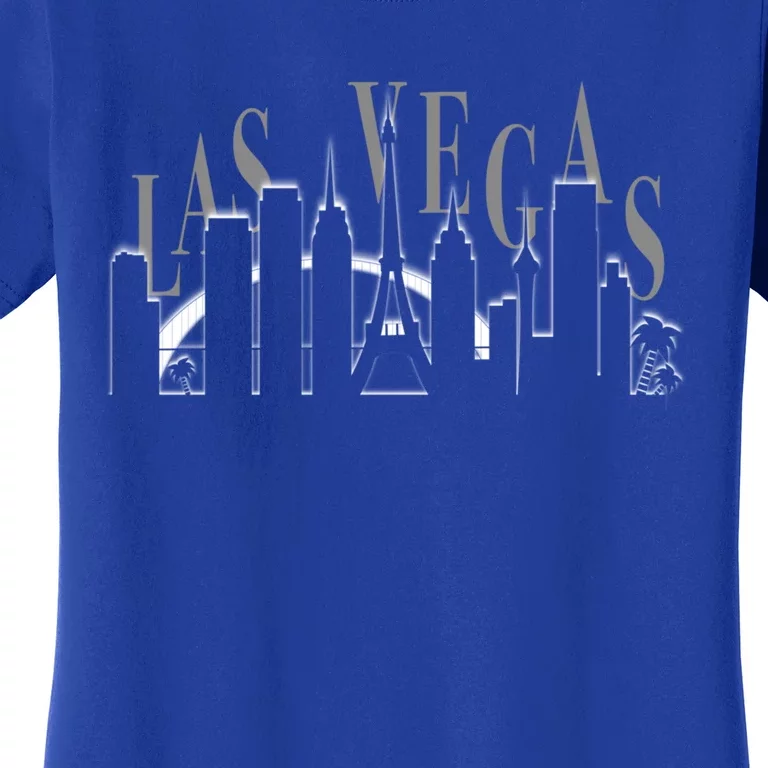 Capital City Skyline Silhouette Las Vegas Gift Women's T-Shirt