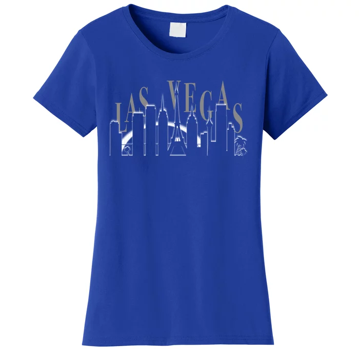 Capital City Skyline Silhouette Las Vegas Gift Women's T-Shirt