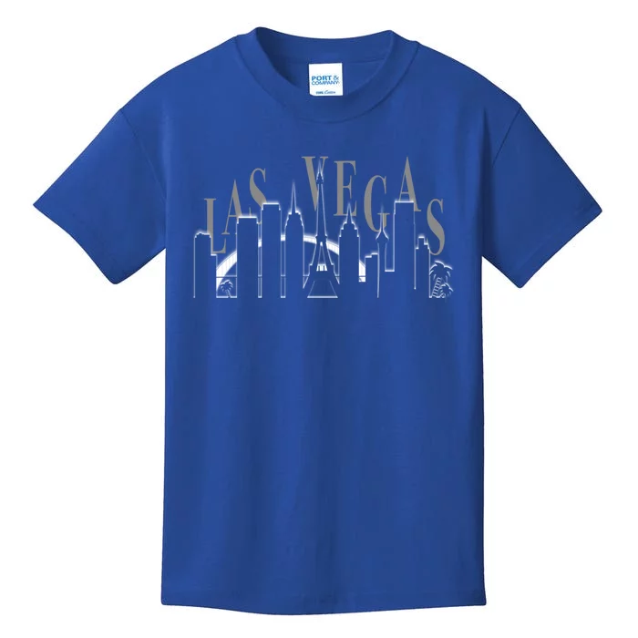 Capital City Skyline Silhouette Las Vegas Gift Kids T-Shirt