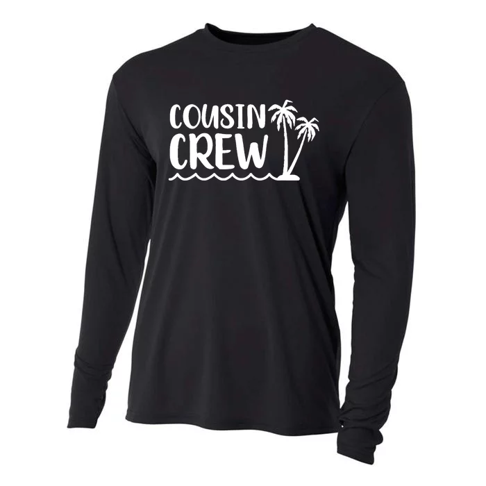 Cousin crew summer camp vacation Cooling Performance Long Sleeve Crew