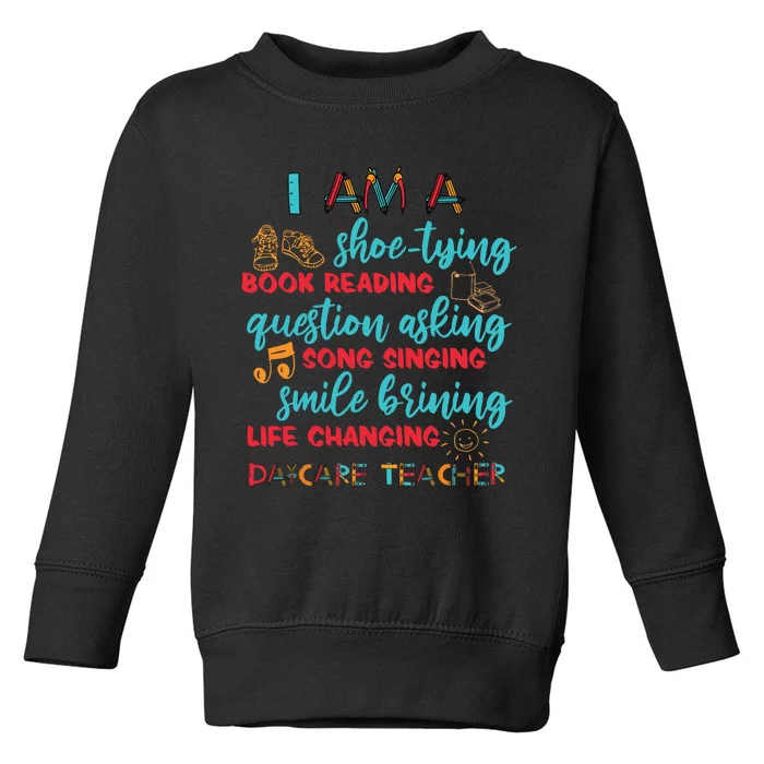 Child Care School Teacher Daycare Provider Toddler Sweatshirt