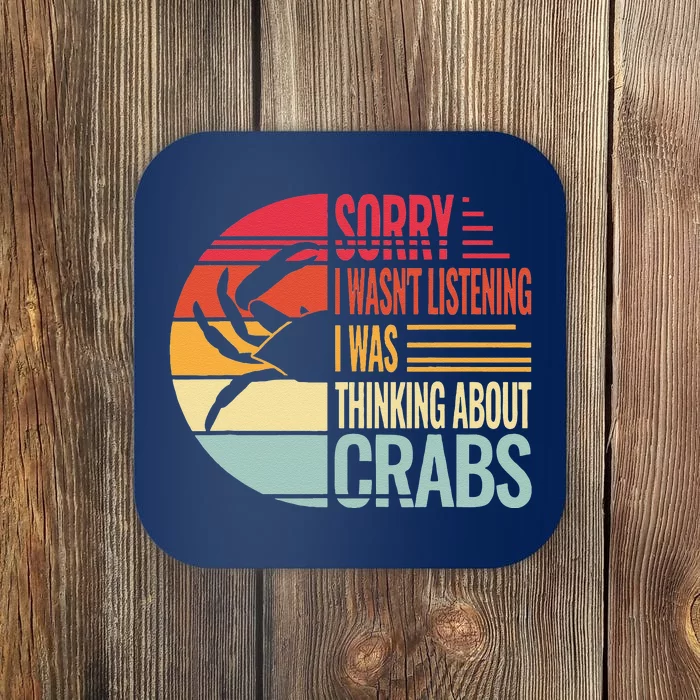 Crab Crabmeat Seafood Crabbing Crabs Crabby Coaster