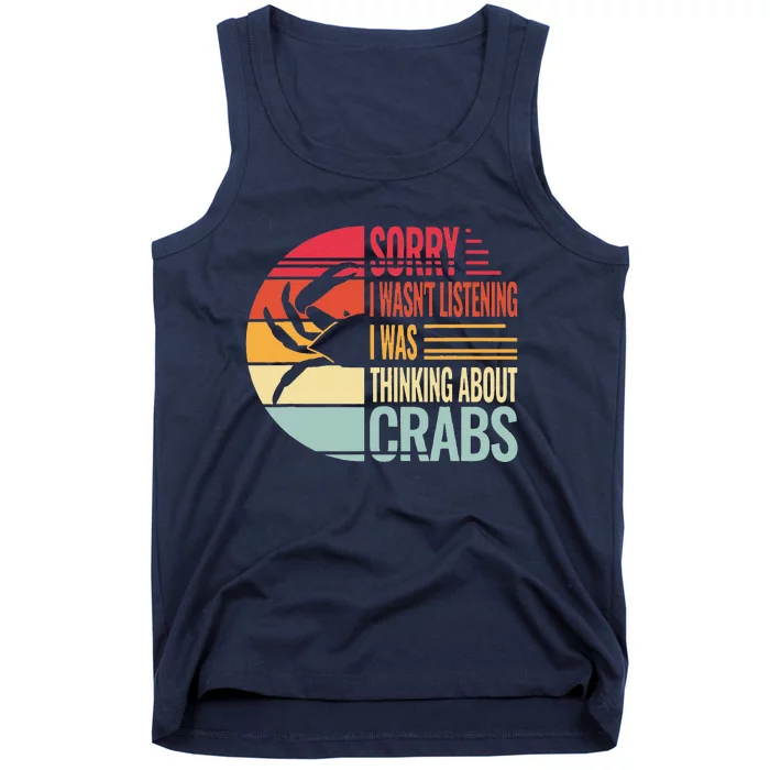 Crab Crabmeat Seafood Crabbing Crabs Crabby Tank Top