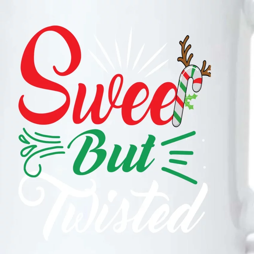 Christmas Costume Sweet But Twisted Matching Family Pajama Gift Black Color Changing Mug