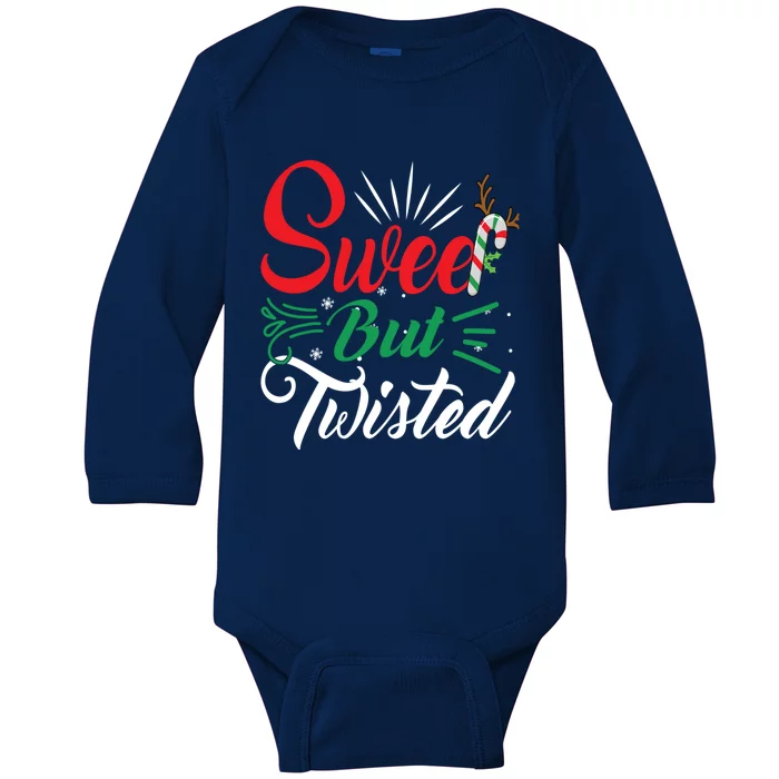 Christmas Costume Sweet But Twisted Matching Family Pajama Gift Baby Long Sleeve Bodysuit