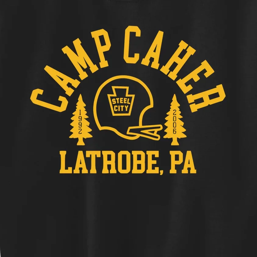 Camp Caher Steel City Latrobe Pa 1992 2006 Kids Sweatshirt